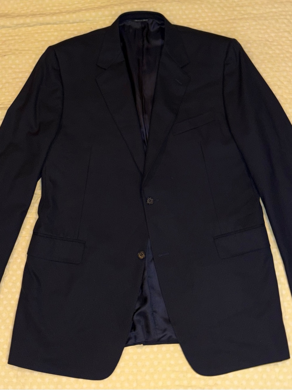 Canali Classic Dark Navy Two-Button Sport Coat 48L 58EU MADE IN ITALY